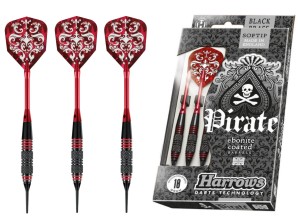 DARTY RZUTKI LOTKI HARROWS SOFTIP PIRATE 16gK RED