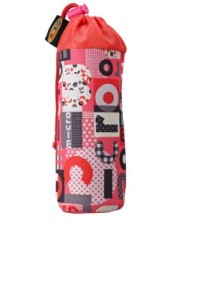 Pokrowiec na bidon butelkę MICRO Pink words