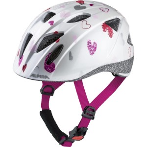 Kask dziecięcy ALPINA XIMO WHITE HEARTS 45-49 cm