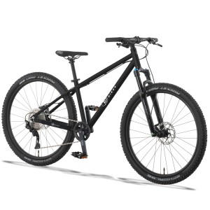Lekki rower młodzieżowy dla dziecka KUbikes 27,5S MTB Disc Czarny 