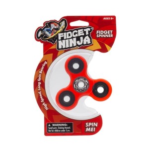 Fidget Spinner Ninja Czerwony Plastikowy