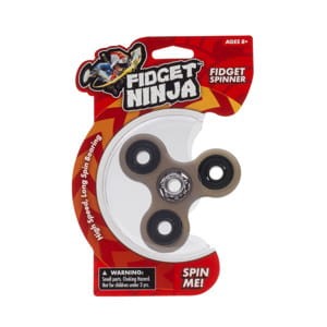 Fidget Spinner Ninja Czarny Plastikowy