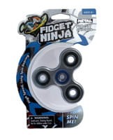 Fidget Spinner Ninja Srebrny Metalowy